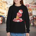 Baseball Ice Cream Drip Youth Strawberry Baseball Red Youth Long Sleeve Tee Baseball Ice Cream Drip Youth Strawberry Baseball Red Youth Long Sleeve Tee