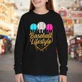 Baseball Lifestyle Baseball Drip Icecream Youth Long Sleeve Tee Baseball Lifestyle Baseball Drip Icecream Youth Long Sleeve Tee
