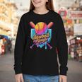 Baseball Lifestyle Drip Icecream Youth Long Sleeve Tee Baseball Lifestyle Drip Icecream Youth Long Sleeve Tee