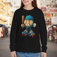 Baseball Lifestyle Youth Baseball Drip Icecream Youth Long Sleeve Tee