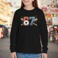 Baseball Lover Drip Number 67 Player 67th Birthday Meme Youth Long Sleeve Tee