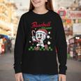 Baseball Mama Christmas Santa Hat Xmas Softball Mom Youth Long Sleeve Tee Baseball Mama Christmas Santa Hat Xmas Softball Mom Youth Long Sleeve Tee