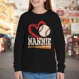Baseball Nannie Baseball Heart Family Matching Youth Long Sleeve Tee Baseball Nannie Baseball Heart Family Matching Youth Long Sleeve Tee
