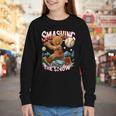 Baseball Player Christmas Gingerbread Smashing Through Snow Youth Long Sleeve Tee Baseball Player Christmas Gingerbread Smashing Through Snow Youth Long Sleeve Tee