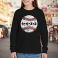 Baseball Red Stitches Sport Graphic 6432 Youth Long Sleeve Tee