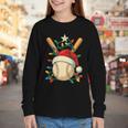 Baseball Santa Christmas Ball Baseball Lover Player Boys Youth Long Sleeve Tee Baseball Santa Christmas Ball Baseball Lover Player Boys Youth Long Sleeve Tee