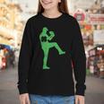 Baseball Shamrock St Patrick's Day Saint Paddy's Youth Long Sleeve Tee Baseball Shamrock St Patrick's Day Saint Paddy's Youth Long Sleeve Tee
