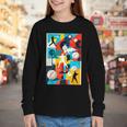 Baseball Strikeout Fastball Strikes Hitter Inning Curveball Youth Long Sleeve Tee Baseball Strikeout Fastball Strikes Hitter Inning Curveball Youth Long Sleeve Tee