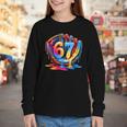 Baseball Stuff Six Seven 67 Ice Cream Drip 6 7 Baseball Kids Youth Long Sleeve Tee