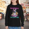 Baseball Is My Valentine Ice Cream Drip Crossed Bats Sport Youth Long Sleeve Tee Baseball Is My Valentine Ice Cream Drip Crossed Bats Sport Youth Long Sleeve Tee