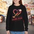 Baseball Valentine Love Is Our Home Run Apparel Youth Long Sleeve Tee