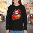 Baseball Valentine's Day Drip Ice Cream Team Youth Long Sleeve Tee Baseball Valentine's Day Drip Ice Cream Team Youth Long Sleeve Tee