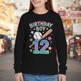 Birthday Boy 12th Birthday Baseball Youth Long Sleeve Tee Birthday Boy 12th Birthday Baseball Youth Long Sleeve Tee