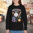 Birthday Boy 8th Birthday Baseball Youth Long Sleeve Tee Birthday Boy 8th Birthday Baseball Youth Long Sleeve Tee