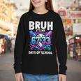 Bruh It's My 67 33 Days Of School Baseball 100 Days Smarter Youth Long Sleeve Tee Bruh It's My 67 33 Days Of School Baseball 100 Days Smarter Youth Long Sleeve Tee