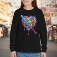 Camo Baseball Heart Drip Valentine Baseball Icecream Boys Youth Long Sleeve Tee Camo Baseball Heart Drip Valentine Baseball Icecream Boys Youth Long Sleeve Tee