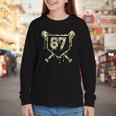 Camo Baseball Ice Cream Drip Number 67 Player 67th Birthday Youth Long Sleeve Tee Camo Baseball Ice Cream Drip Number 67 Player 67th Birthday Youth Long Sleeve Tee