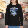 Champions 2025 Baseball Retro Athletic Celebration Theme Youth Long Sleeve Tee Champions 2025 Baseball Retro Athletic Celebration Theme Youth Long Sleeve Tee