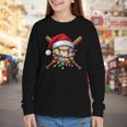 Christmas Baseball Pajama Santa For Men Boys Girls Kids Xmas Youth Long Sleeve Tee Christmas Baseball Pajama Santa For Men Boys Girls Kids Xmas Youth Long Sleeve Tee
