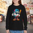 Cool Baseball Drip For Boys Ice Cream Drip Baseball Kids Youth Long Sleeve Tee Cool Baseball Drip For Boys Ice Cream Drip Baseball Kids Youth Long Sleeve Tee