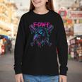 Cool Baseball F Caw F Crow Fcawf Raven Fawk Off Bird Youth Long Sleeve Tee