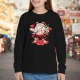 Cupid Baseball Drip Icecream Apparel Youth Boy Valentine Youth Long Sleeve Tee
