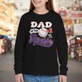 Dad Rookie Of Year 1st Birthday Baseball Theme Matching Youth Long Sleeve Tee