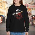 Dominican Republic Santa Christmas Baseball Beisbol Youth Long Sleeve Tee