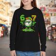 Drip Baseball Irish Shamrock St Patricks Men Boy Kid Youth Long Sleeve Tee