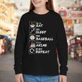 Eat Sleep Baseball Anime Repeat Japanese Otaku Youth Long Sleeve Tee Eat Sleep Baseball Anime Repeat Japanese Otaku Youth Long Sleeve Tee