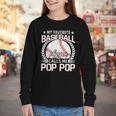 My Favorite Baseball Player Calls Me Pop Pop Youth Long Sleeve Tee My Favorite Baseball Player Calls Me Pop Pop Youth Long Sleeve Tee
