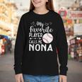 My Favorite Player Calls Me Nona Baseball Player Youth Long Sleeve Tee My Favorite Player Calls Me Nona Baseball Player Youth Long Sleeve Tee