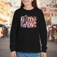 Game Day Baseball Leopard Coquette Bow Mama Mom Sister Youth Long Sleeve Tee Game Day Baseball Leopard Coquette Bow Mama Mom Sister Youth Long Sleeve Tee