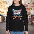 HUGvyn 100 Drippy Days Of School Baseball Ice Cream 100 Days Youth Long Sleeve Tee