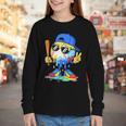 Ice Cream Baseball Drip Spots Sprinkle For Boys Youth Kids Youth Long Sleeve Tee