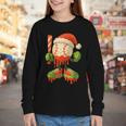 Ice Cream Drip Baseball Christmas Baseball Drip Candy Cane Youth Long Sleeve Tee Ice Cream Drip Baseball Christmas Baseball Drip Candy Cane Youth Long Sleeve Tee