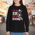 ITS In My DNA Baseball Sport Player Saying Baseball Fan Youth Long Sleeve Tee ITS In My DNA Baseball Sport Player Saying Baseball Fan Youth Long Sleeve Tee