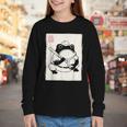 Japanese Grumpy Frog Baseball Player Baseball Youth Long Sleeve Tee Japanese Grumpy Frog Baseball Player Baseball Youth Long Sleeve Tee