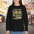 I Just Hit 100 Days Of School Camouflage Baseball Youth Long Sleeve Tee I Just Hit 100 Days Of School Camouflage Baseball Youth Long Sleeve Tee