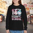 Kids 100 Days Of School Boys 100th Day Baseball Drip Toddler Youth Long Sleeve Tee Kids 100 Days Of School Boys 100th Day Baseball Drip Toddler Youth Long Sleeve Tee
