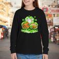 Kids St Patricks Day Shamrock Basketball Baseball Football Youth Long Sleeve Tee Kids St Patricks Day Shamrock Basketball Baseball Football Youth Long Sleeve Tee