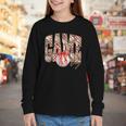 Leopard Checkered Game Day Baseball Coquette Bow Women Girls Youth Long Sleeve Tee Leopard Checkered Game Day Baseball Coquette Bow Women Girls Youth Long Sleeve Tee