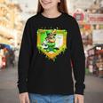 Leprechaun Baseball St Patricks Day Ice Cream Drip Men Boys Youth Long Sleeve Tee