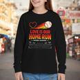 Love Is Our Home Run Baseball Valentine Couple Youth Long Sleeve Tee Love Is Our Home Run Baseball Valentine Couple Youth Long Sleeve Tee
