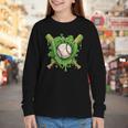 Lucky Shamrock Baseball Gloves Drip St Patrick's Day Boys Youth Long Sleeve Tee Lucky Shamrock Baseball Gloves Drip St Patrick's Day Boys Youth Long Sleeve Tee