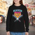 Mason 41 Meme Ice Cream Drip Baseball Birthday Costume Youth Long Sleeve Tee Mason 41 Meme Ice Cream Drip Baseball Birthday Costume Youth Long Sleeve Tee