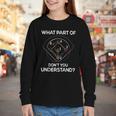 What Part Of Dont You Understand 6432 Baseball Youth Long Sleeve Tee What Part Of Dont You Understand 6432 Baseball Youth Long Sleeve Tee