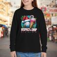 Respect The Drip Baseball Christmas Holiday Youth Long Sleeve Tee Respect The Drip Baseball Christmas Holiday Youth Long Sleeve Tee