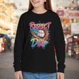 Respect The Drip Baseball Drip Glove Youth Boys Girls Player Youth Long Sleeve Tee Respect The Drip Baseball Drip Glove Youth Boys Girls Player Youth Long Sleeve Tee