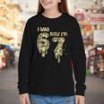 Retro I Was 6 Now I'm 7 Camo 67 Ice Cream Drip Baseball Youth Long Sleeve Tee Retro I Was 6 Now I'm 7 Camo 67 Ice Cream Drip Baseball Youth Long Sleeve Tee